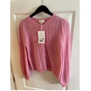 Sezane Pink Cardigan NWT